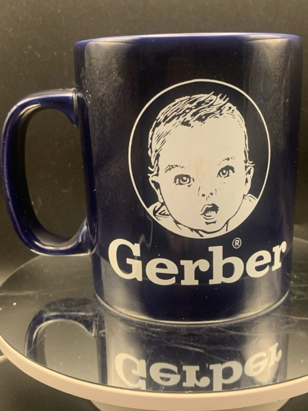 Vintage Staffordshire Kiln Craft England Gerber Glad You Were Here in 1987 Mug